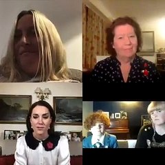 Kate Middleton habla con familiares de militares fallecidos