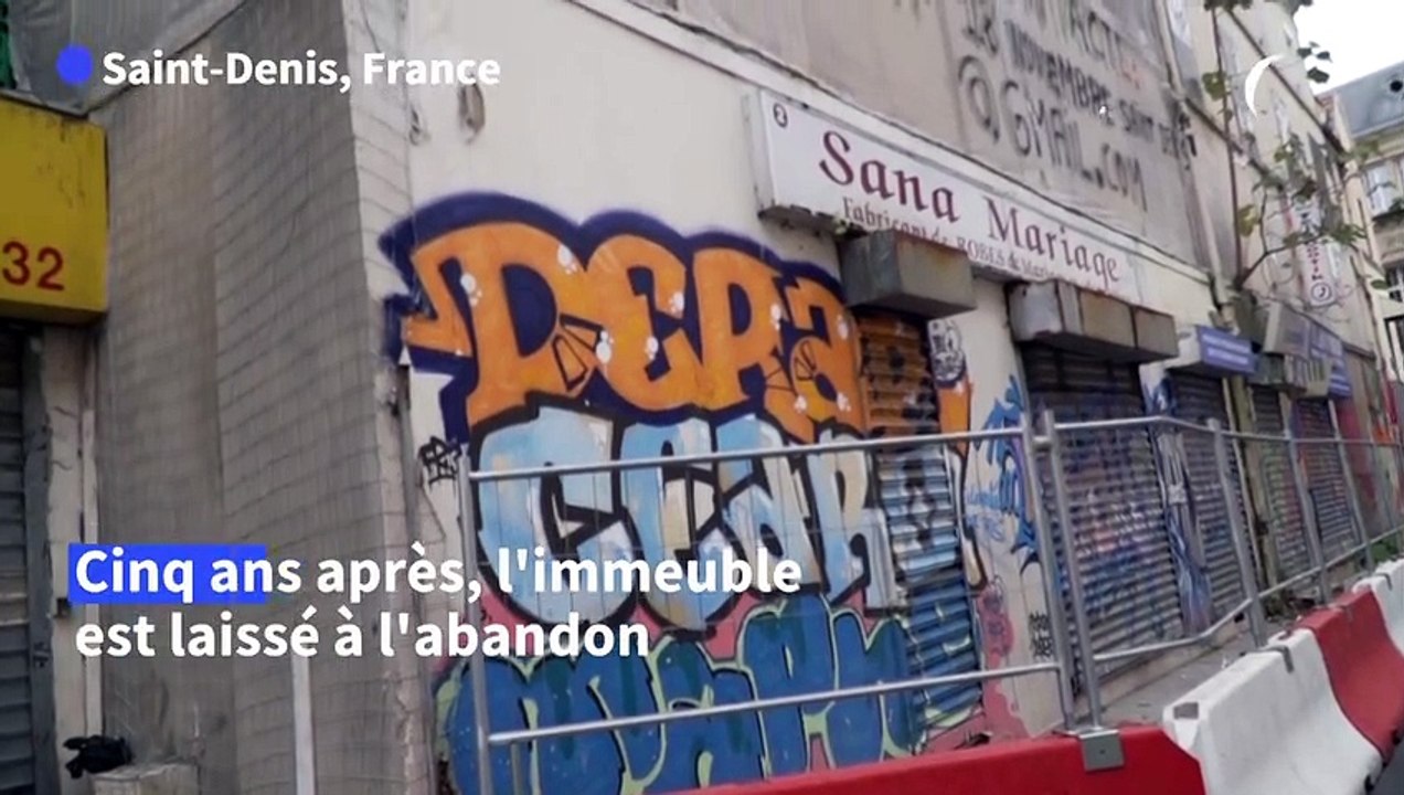 Attentats du 13 novembre: cinq ans après, l'immeuble "maudit de Saint-Denis à l'abandon