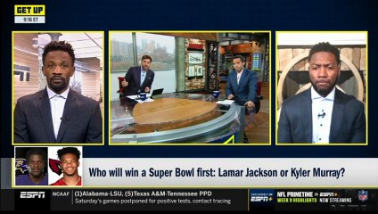 GET UP | Ryan Clark REACTS TO Who will win a Super Bowl first: Lamar Jackson or Kyler Murray?