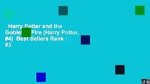 Harry Potter and the Goblet of Fire (Harry Potter, #4)  Best Sellers Rank : #3