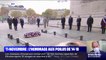 11-novembre: les commémorations ont eu lieu en petit comité ce matin sur la place de l'Étoile à Paris
