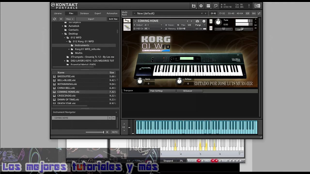 KORG 01-WFD para PC Y MAC