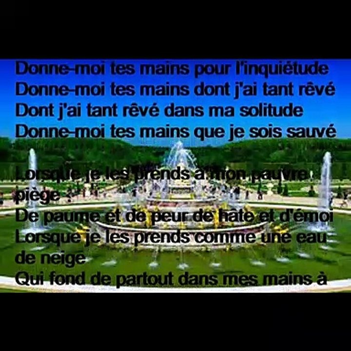 Les mains d'Elsa poème de Louis Aragon