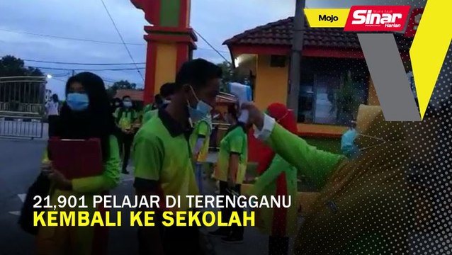 21,901 pelajar di Terengganu kembali ke sekolah