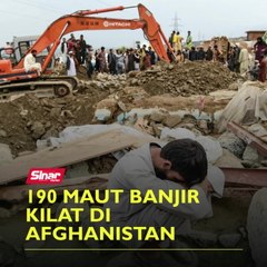 190 maut banjir kilat di Afghanistan