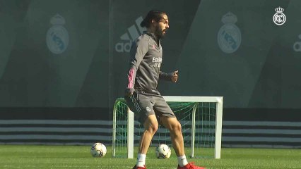 Isco y Marcelo, junto a los no convocados por sus selecciones, entrenan su físico durante el parón con el Real Madrid