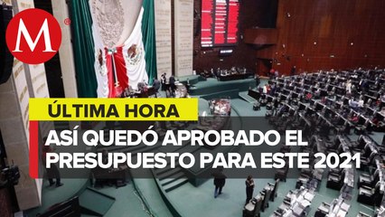 Cámara de Diputados aprueba en lo general Presupuesto 2021