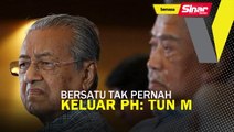 Bersatu tak pernah keluar PH: Tun M