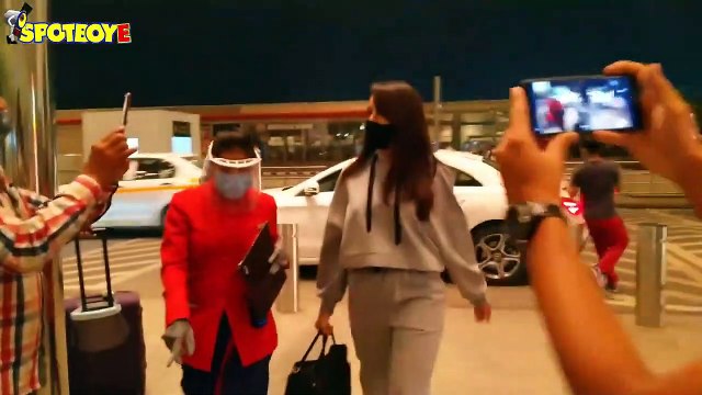 Nora Fatehi, Avika Gor & Sahil Khan Spotted at the Airport SpotboyE