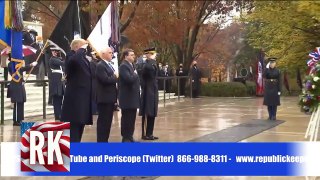 Trump at the Tomb of the Unknown Soldier