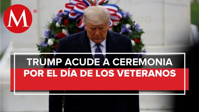Trump aparece por primera vez en público tras virtual triunfo de Biden en elecciones