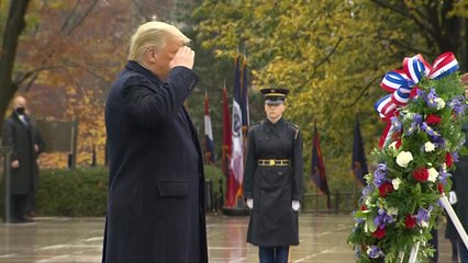 트럼프, 패배 나흘만에 공식일정...국립묘지 헌화 / YTN