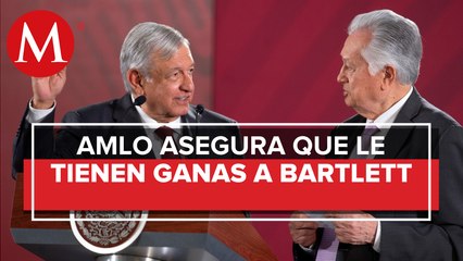 AMLO: a Manuel Bartlett "le traen ganas" por resolver saqueo en CFE