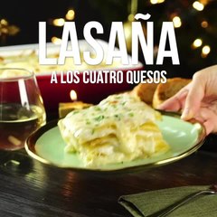 Lasaña a los Cuatro Quesos