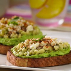 Avocado and White Corn Toast