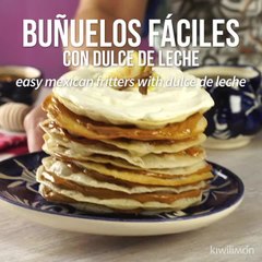 Buñuelos Fáciles con Dulce de Leche