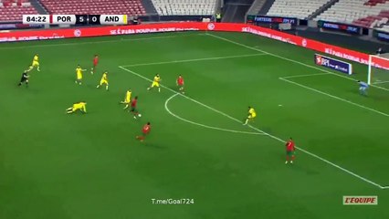Portugal 6 - 0 Andorra | Cristiano Ronaldo 86