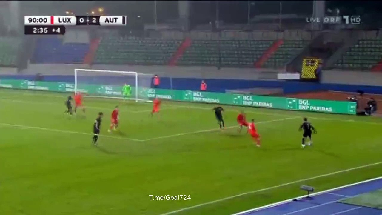 Luxembourg 0 - 3 Austria | Philipp Wiesinger 90+4