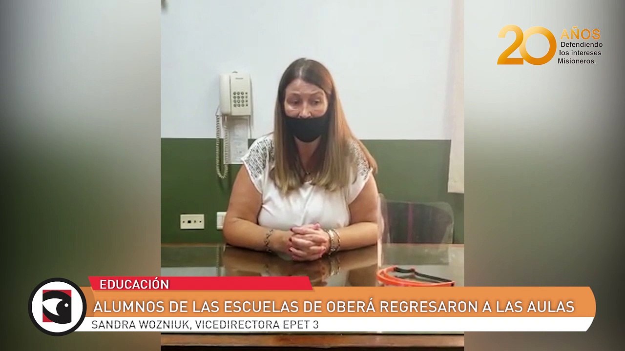 Alumnos de las escuelas de Oberá regresaron a las aulas