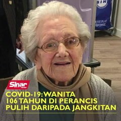 Covid-19: Wanita 106 tahun di Perancis pulih daripada jangkitan