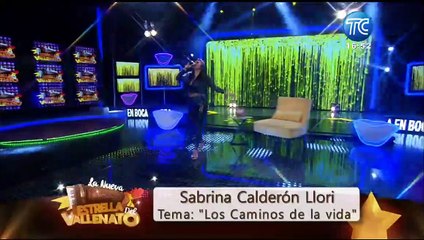 Sabrina Calderón en La Nueva Estrella del Vallenato | Tercera fase