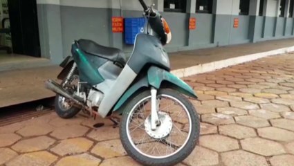 PM aborda suspeito com moto furtada, é atingida por água quente e dois são detidos