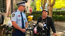 An elderly Sydney man has been reunited with his mobility scooter after it was  stolen.
