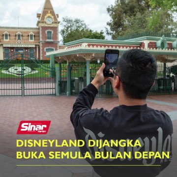Disneyland dijangka buka semula bulan depan