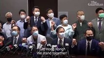 'We stand together'- entire Hong Kong opposition quits after members ousted from parliament