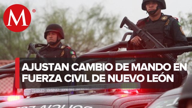 Anuncian cambio en mandos operativos de Fuerza Civil en Nuevo León