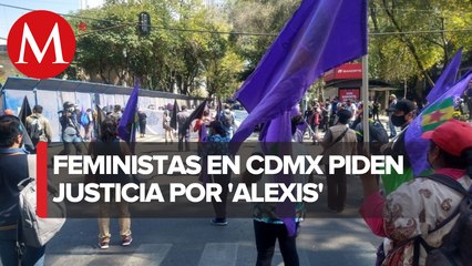 En CdMx, mujeres protestan por feminicidio en Cancún