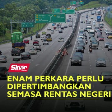 Enam perkara perlu dipertimbangkan semasa rentas negeri