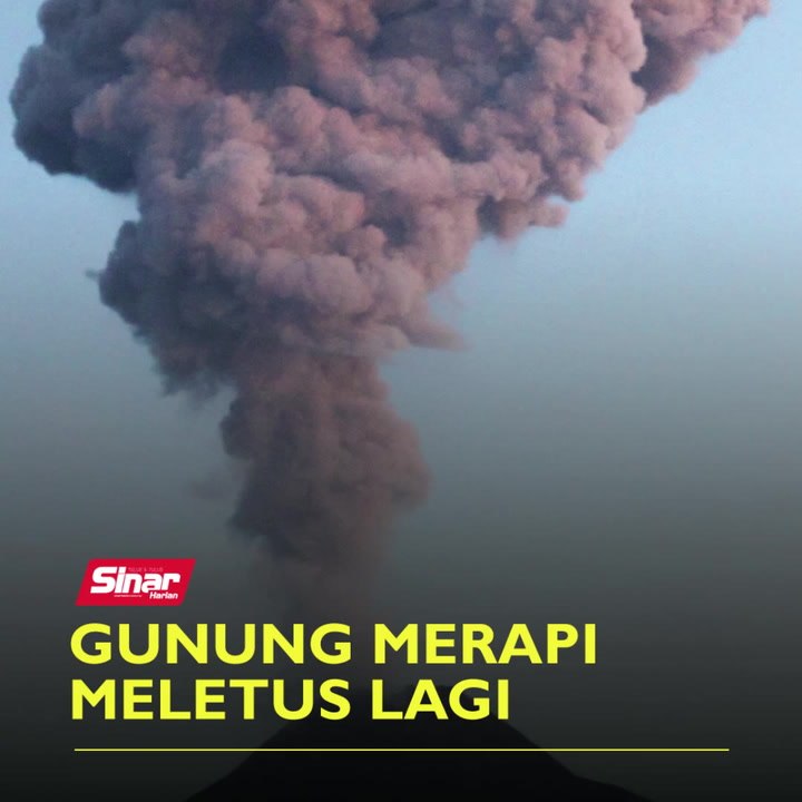 Gunung Merapi meletus lagi