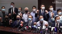 'We stand together' - entire Hong Kong opposition quits after members ousted from parliament