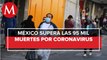 México supera las 96 mil muertes por coronavirus; acumula 986 mil 177 casos