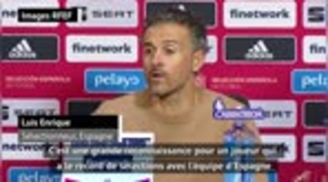 Espagne - Enrique : "Une reconnaissance pour Sergio Ramos"