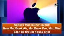 Apple’s Mac launch event: New MacBook Air, MacBook Pro, Mac Mini pack its first in-house chip