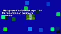 [Read] Partial Differential Equations for Scientists and Engineers Complete