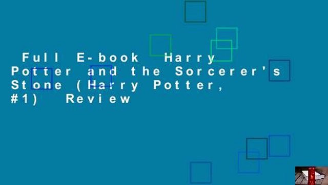 Full E-book Harry Potter and the Sorcerer's Stone (Harry Potter, #1) Review