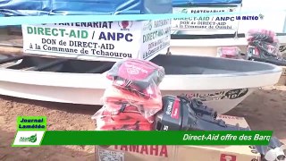 Inondation: Direct-Aid Bénin offre des barques motorisées à 4 communes et à la police fluviale