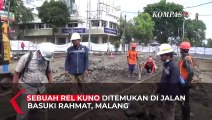 Rel Trem Kuno Peninggalan Belanda Ditemukan di Kota Malang