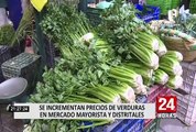 EMMSA descartó posible desabastecimiento de hortalizas en Mercado Mayorista de Lima