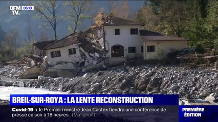 Six semaines après le passage de la tempête Alex, la lente reconstruction de Breil-sur-Roya