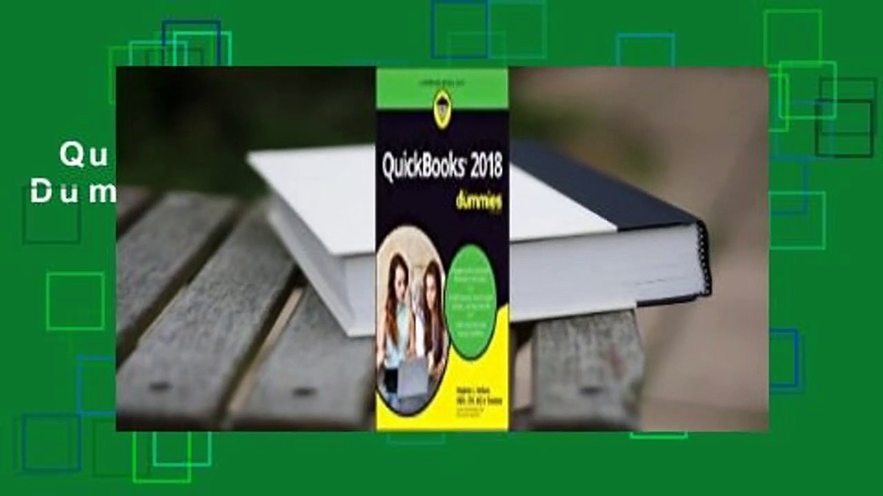 QuickBooks 2018 for Dummies  For Kindle