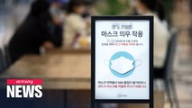 S. Korean gov't to impose fines on people who don't wear face masks in public from Nov. 13