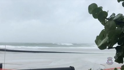 Sarasota Beach closed due to Eta