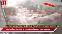 İşte yedi kişinin yaşamını yitirdiği patlama anı!