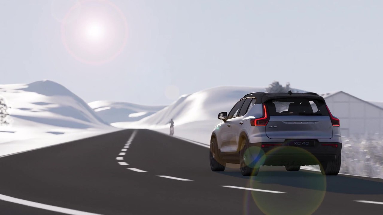 Volvo XC40 Recharge P8 Emergency Lane Keeping Aid for Vulnerable Road Users