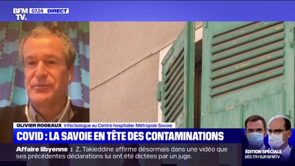 Covid: selon l'infectiologue Olivier Rogeaux, "la météo a surement joué un rôle" dans la hausse des contaminations en Savoie