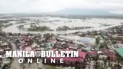 Several towns in Camarines Sur were flooded due to the onslaught of typhoon #UlyssesPH